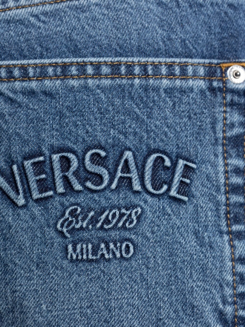 logo-patch jeans - 5