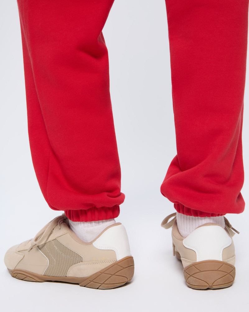 Womens 365 Heavyweight Track Pants - Goji Red 4
