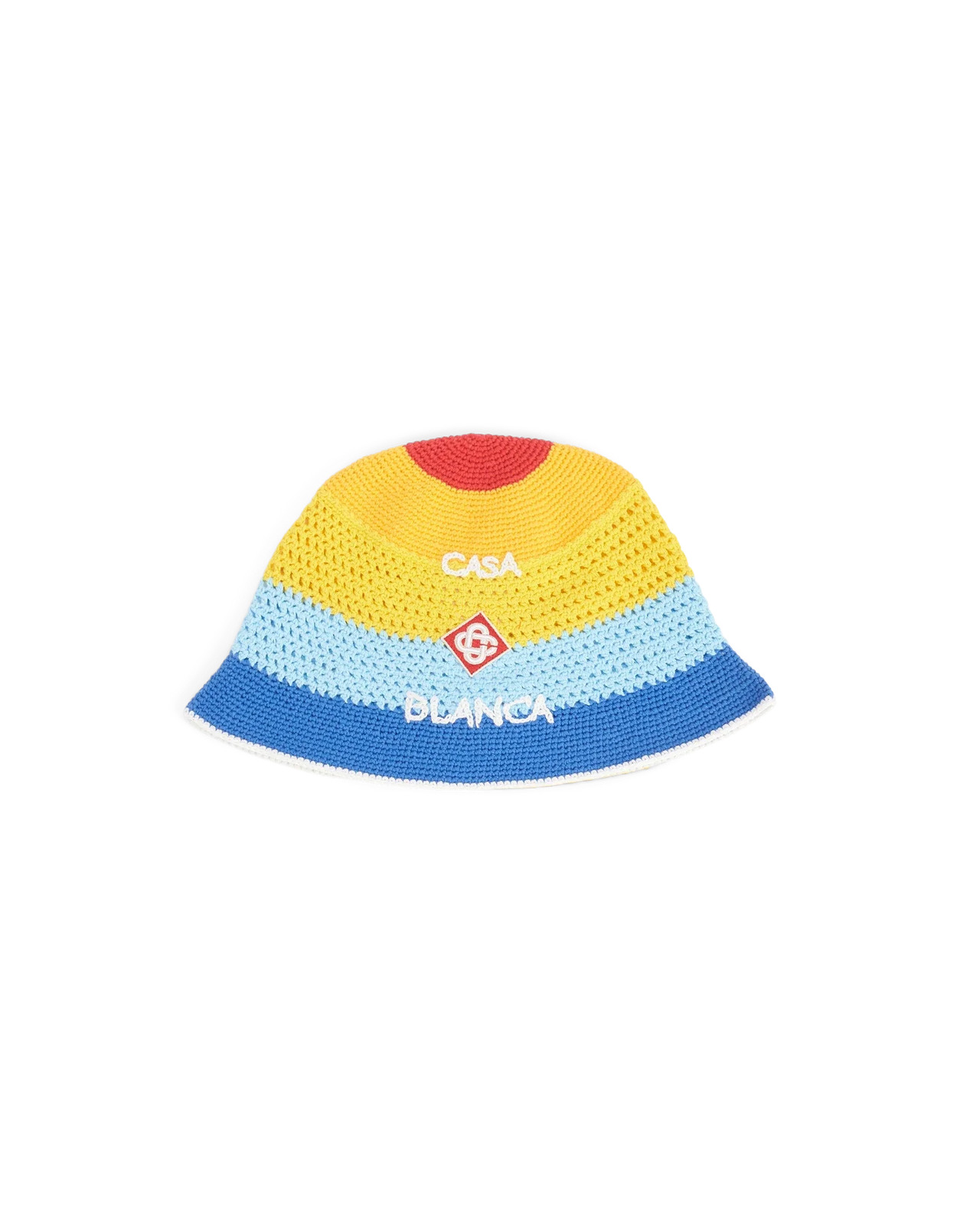 Rainbow Striped Crochet Hat - 1