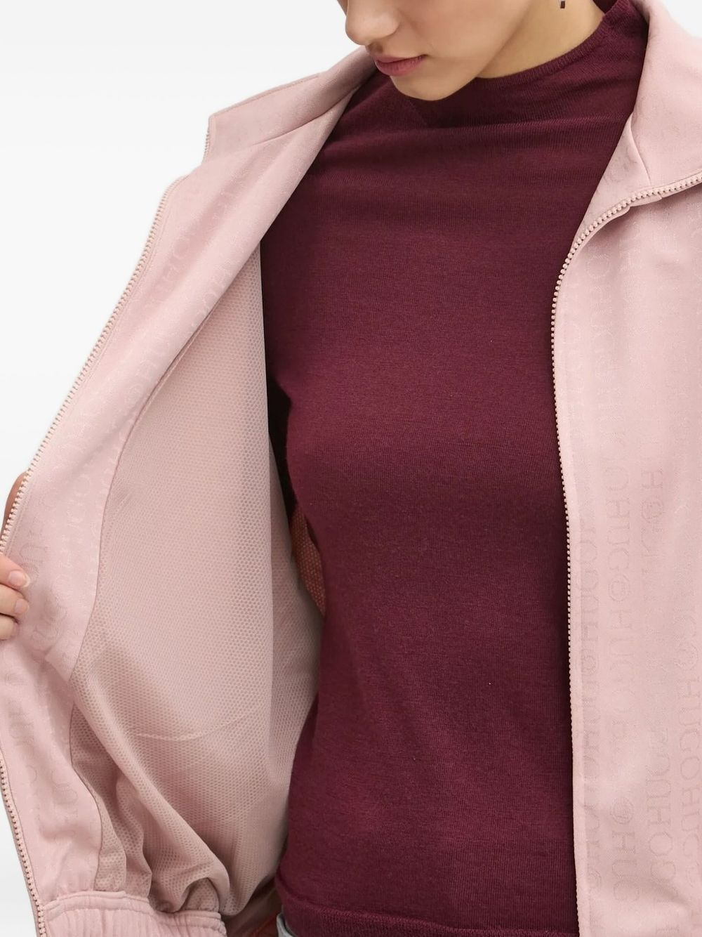 logo-jacquard sweatshirt - 4