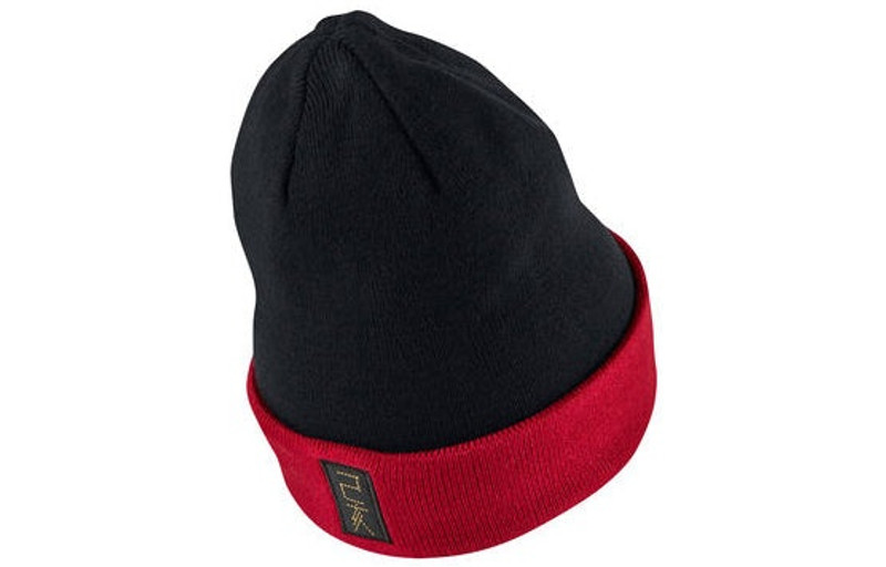 Jordan Air Jordan Cny Cuffed Knitted Hat New Year's Pack 'Black Red' CD9067-010 outlook