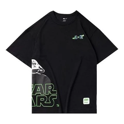 Li-Ning x Star War Crossover Loose Short Sleeve 'Black' AHSQ267-1 - 1