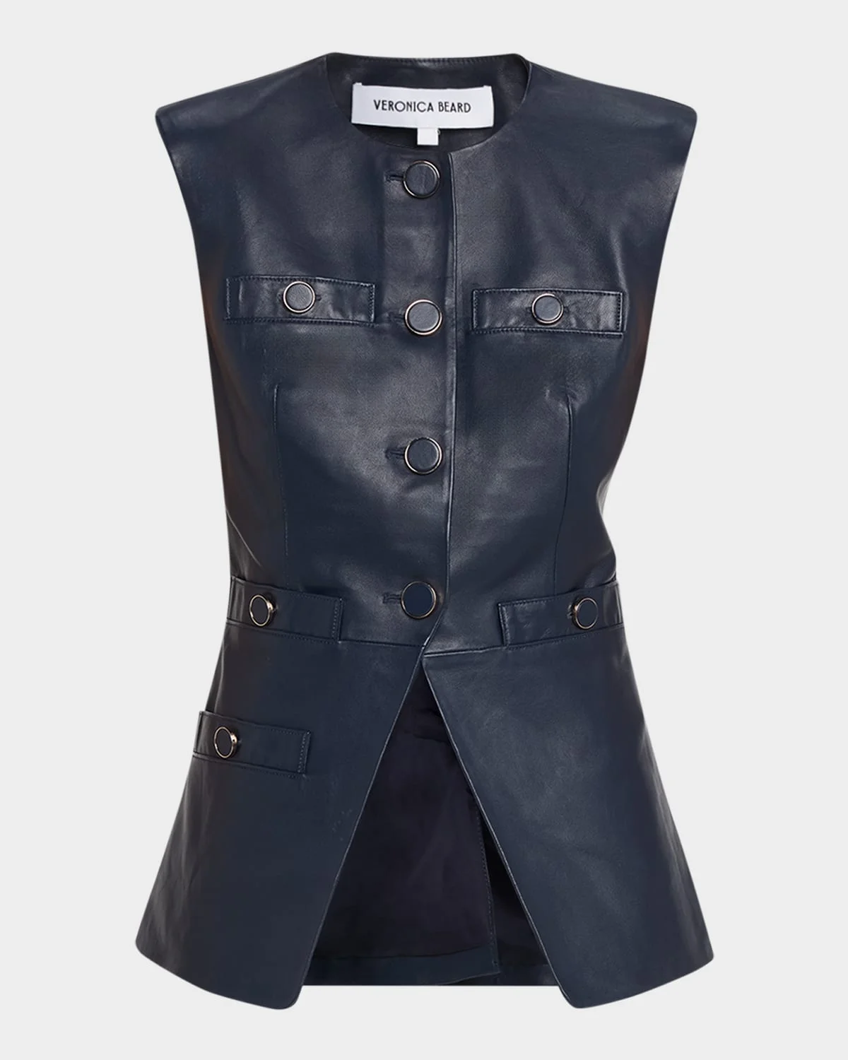 Tamara Leather Vest - 1