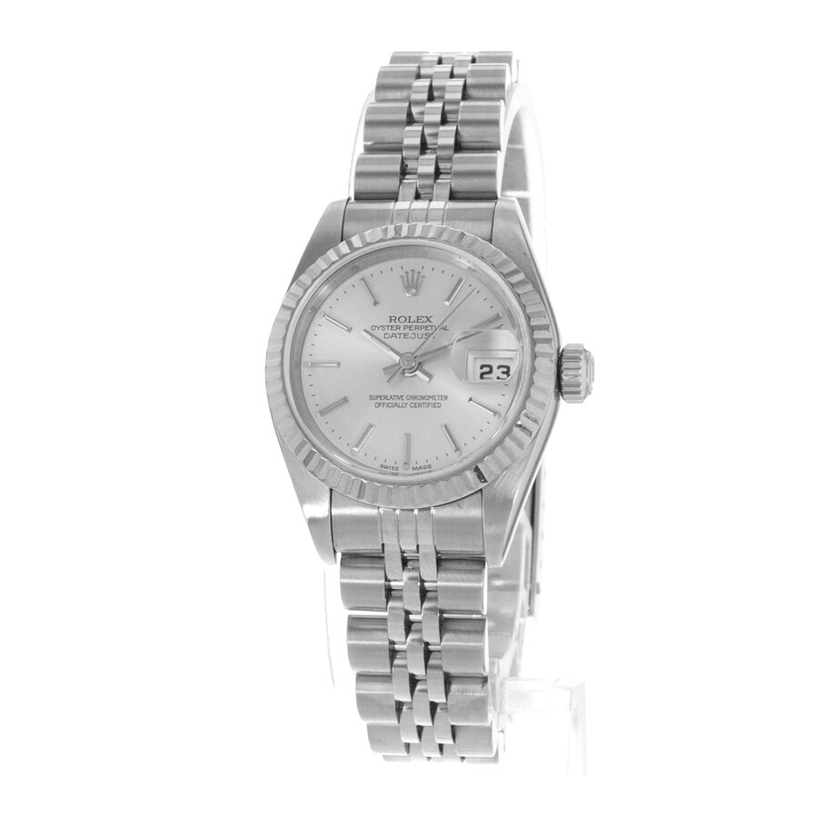 Pre-owned Rolex Datejust 26 Automatic Chronometer Silver Dial Ladies Watch 79174 SSJ - 4