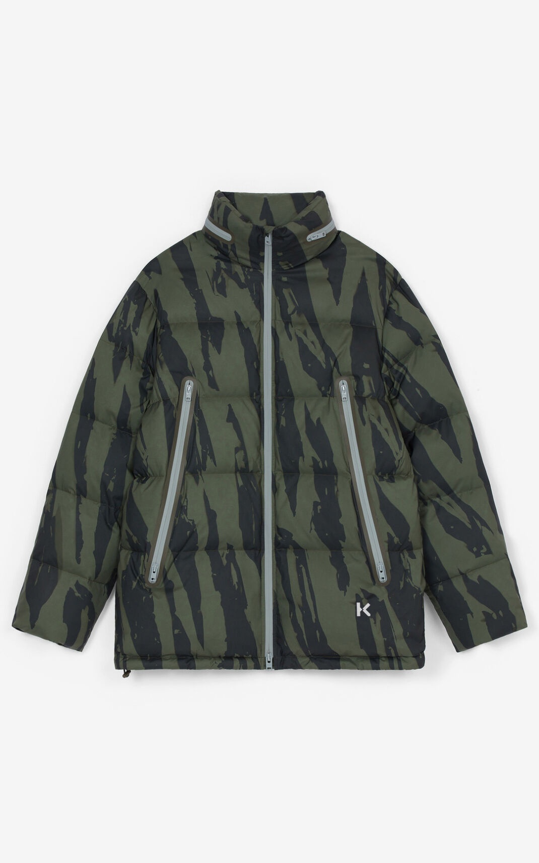 Pleat Camo' down jacket - 1