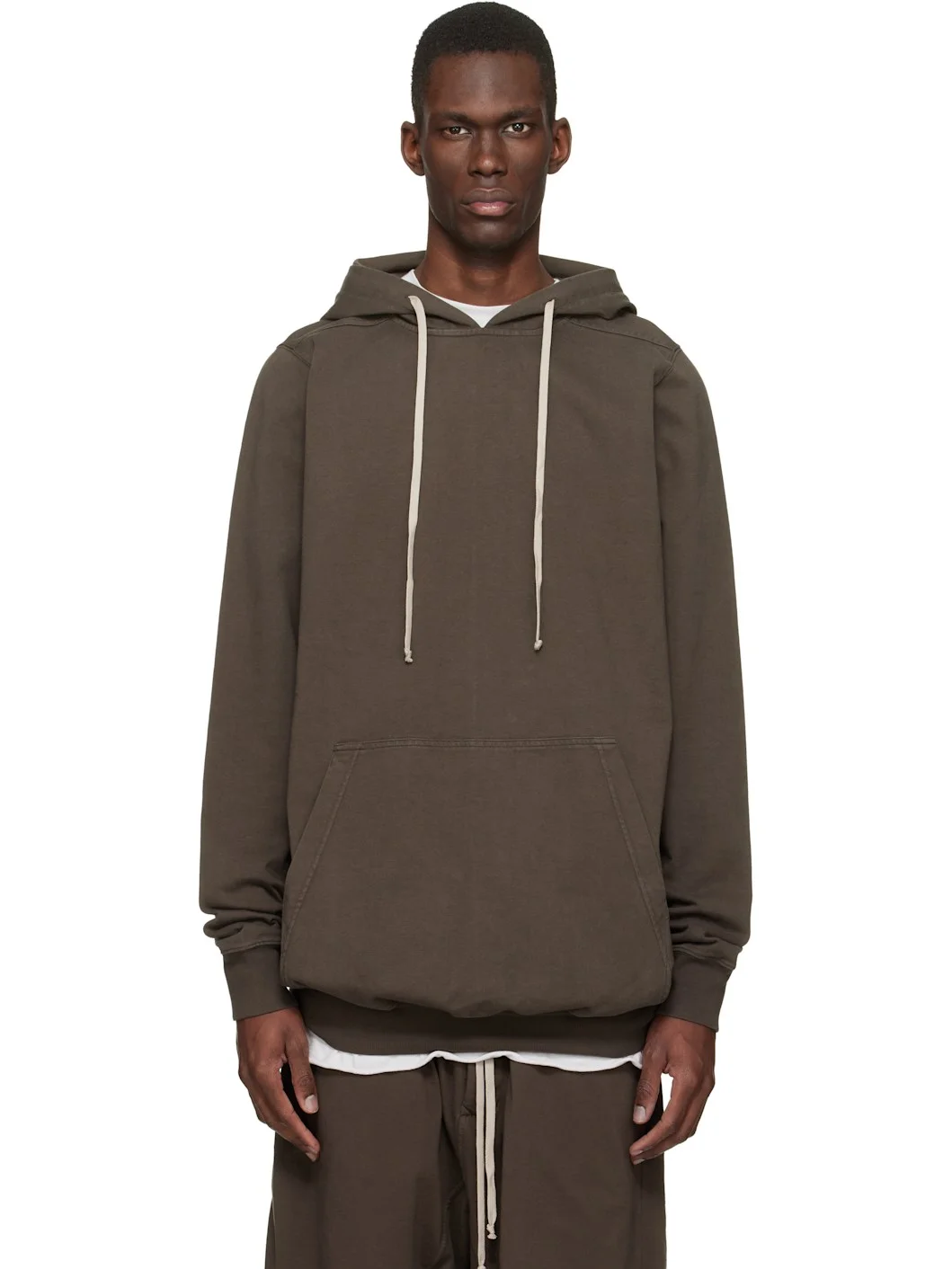 Brown Temple Pullover Hoodie - 1