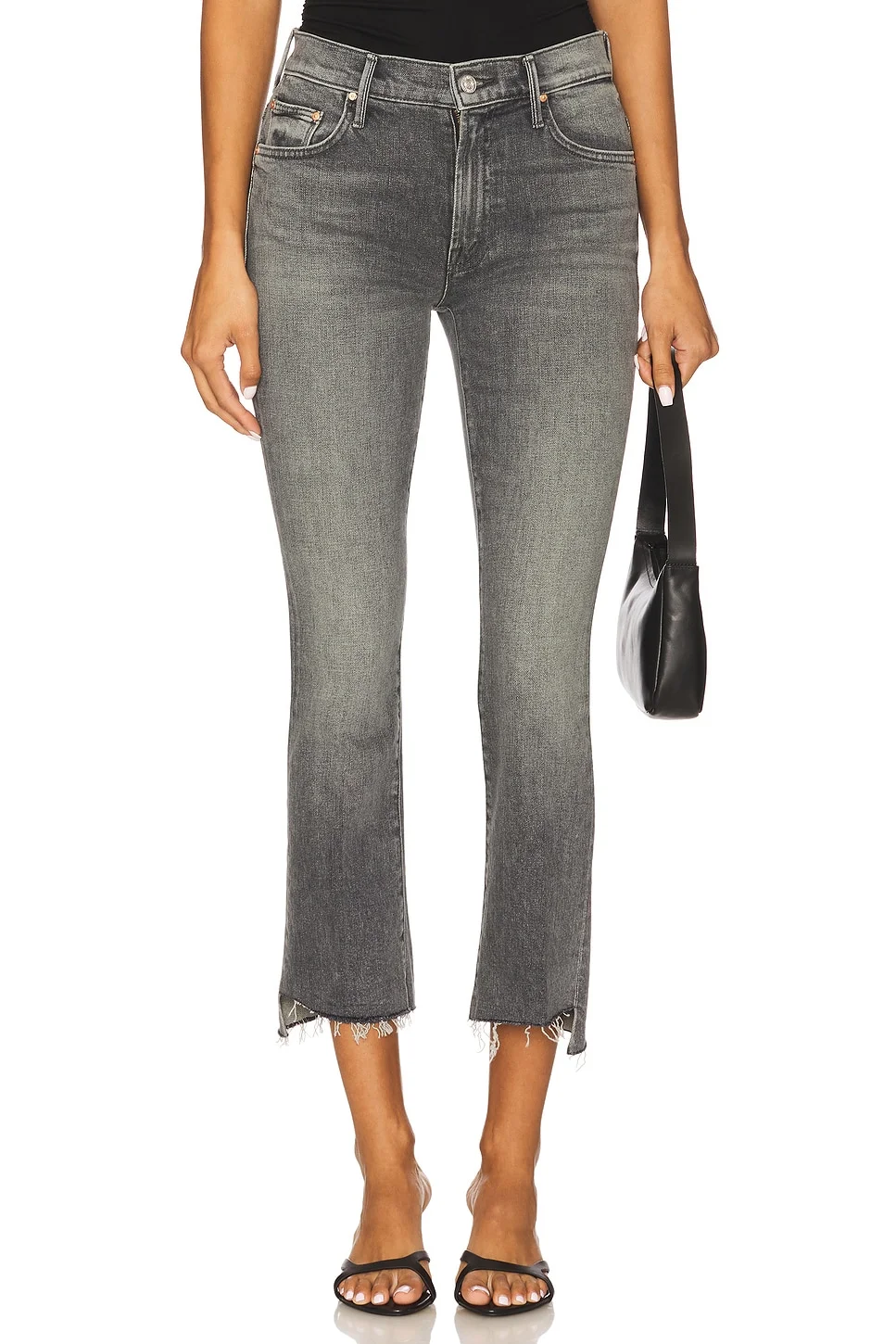 The Insider Crop Step Fray Jeans - 1