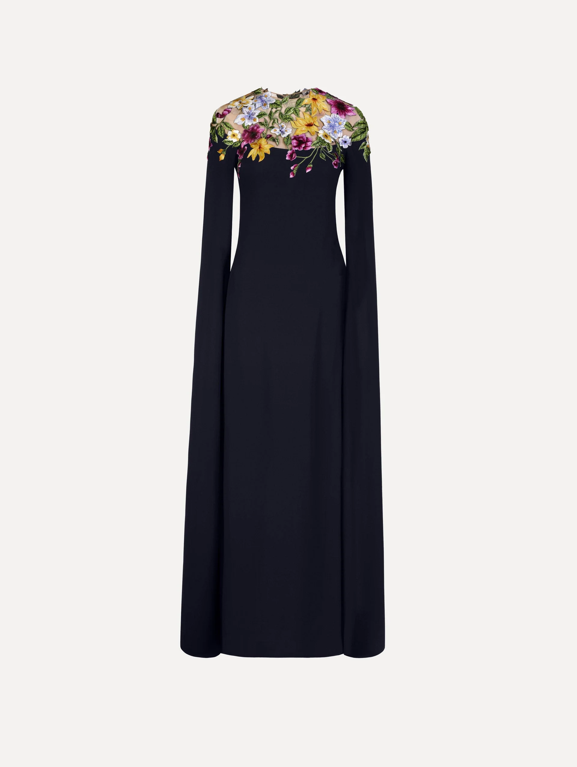 DOMINICAN MIXED-FLORAL CAFTAN - 1