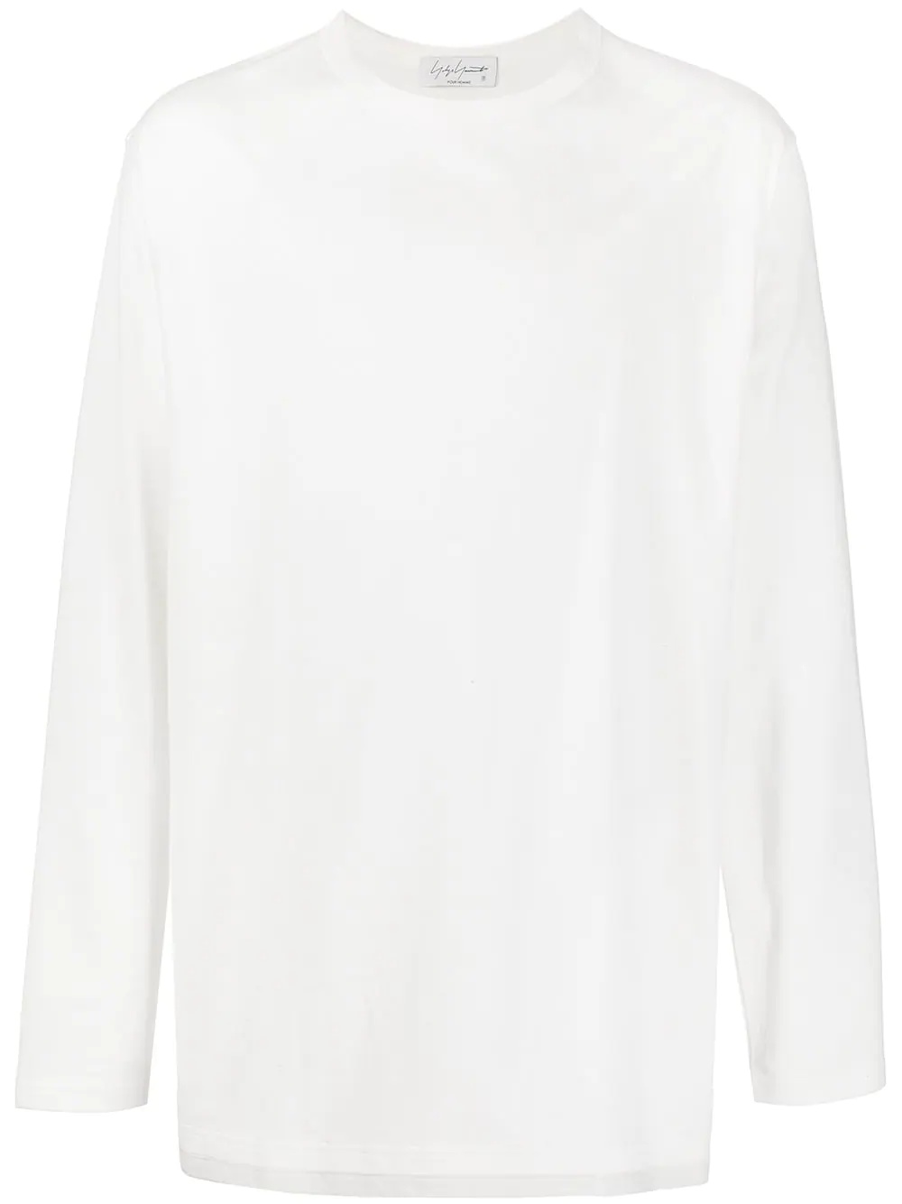 round-neck long-sleeve T-shirt - 1