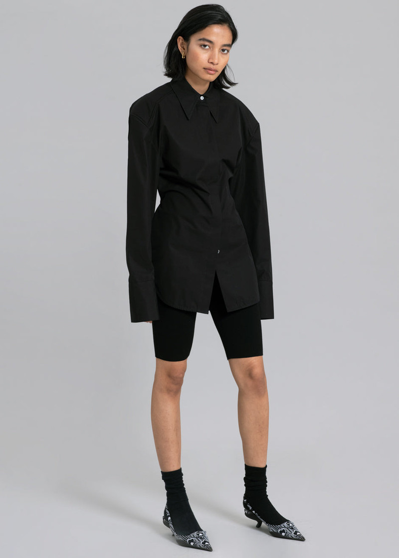 Bec Padded Shirt - Black 3