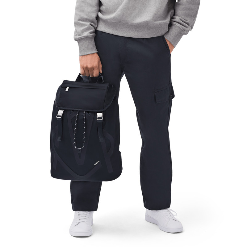 Signature - Nylon Flap Backpack Large 7