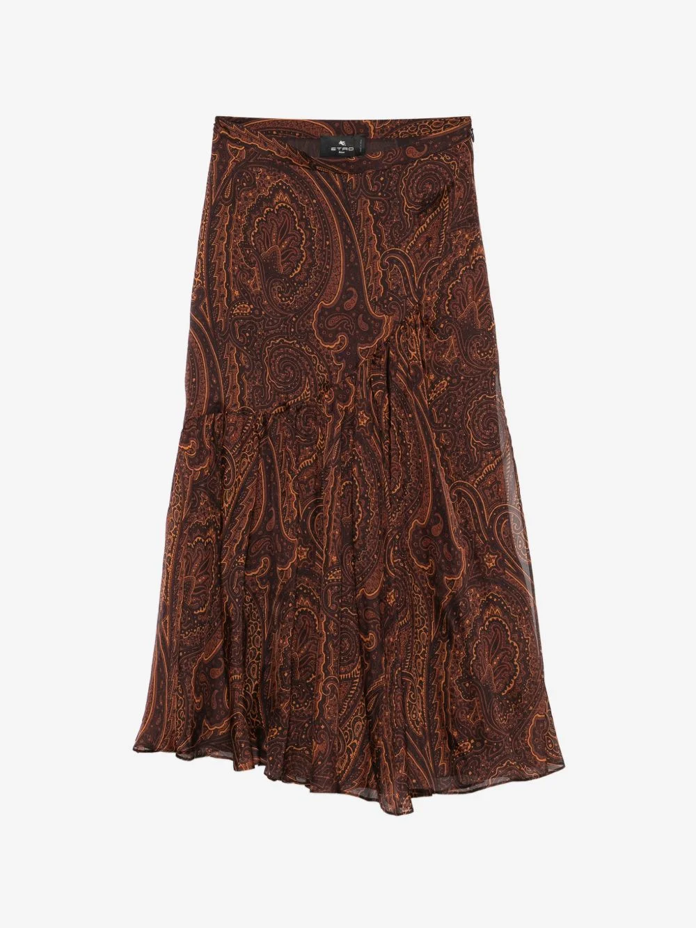 paisley-print midi skirt - 1