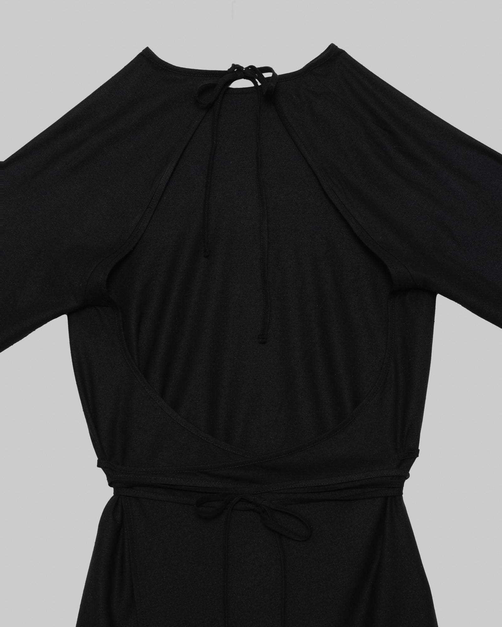 Long Sleeve Apron Dress - Wild Silk - 10