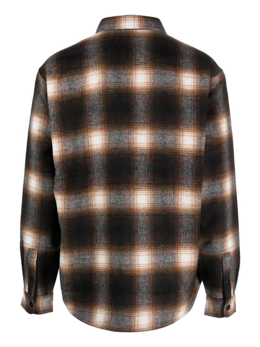 check-pattern long-sleeve shirt - 2