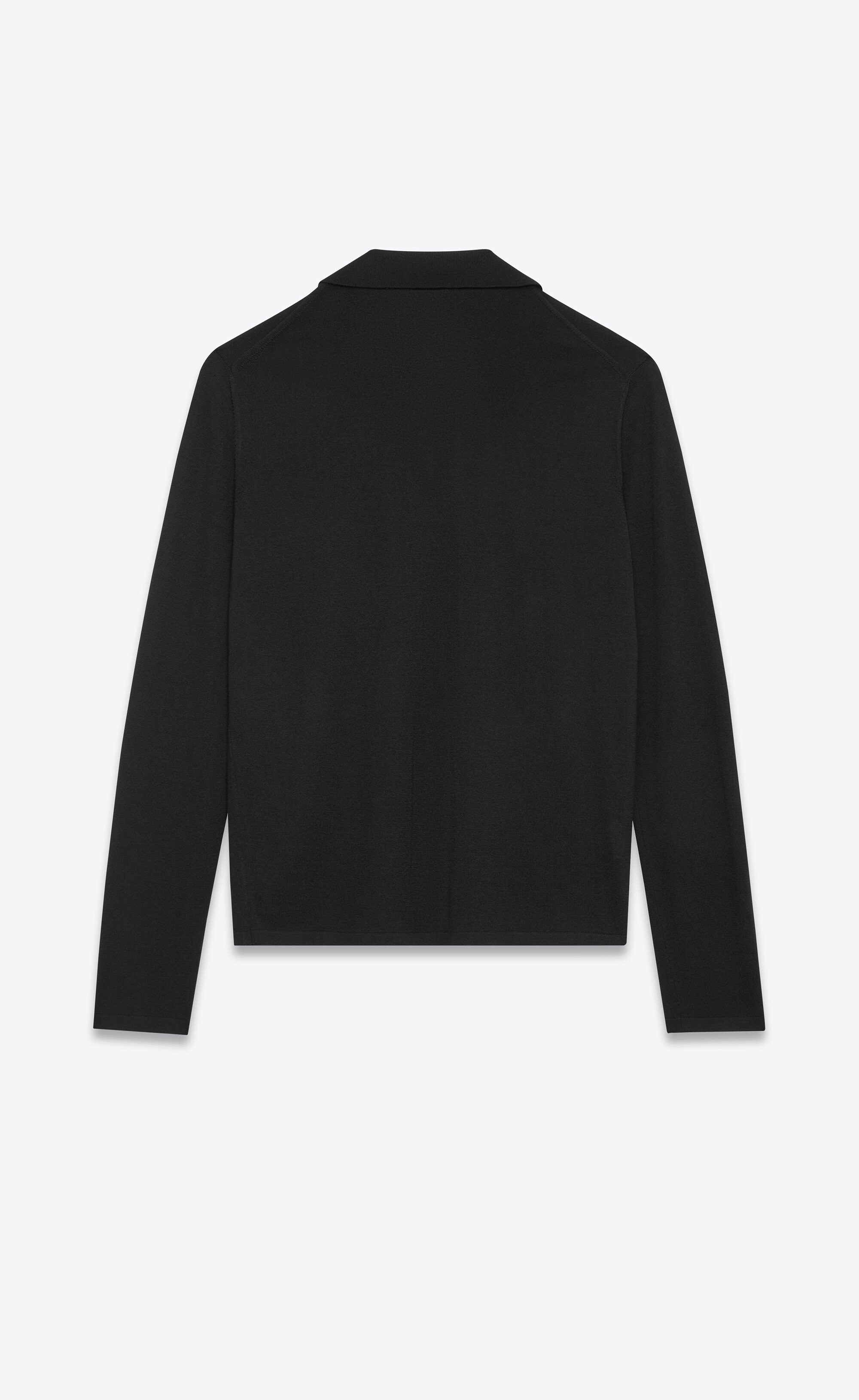 POLO SHIRT IN WOOL, Saint Laurent