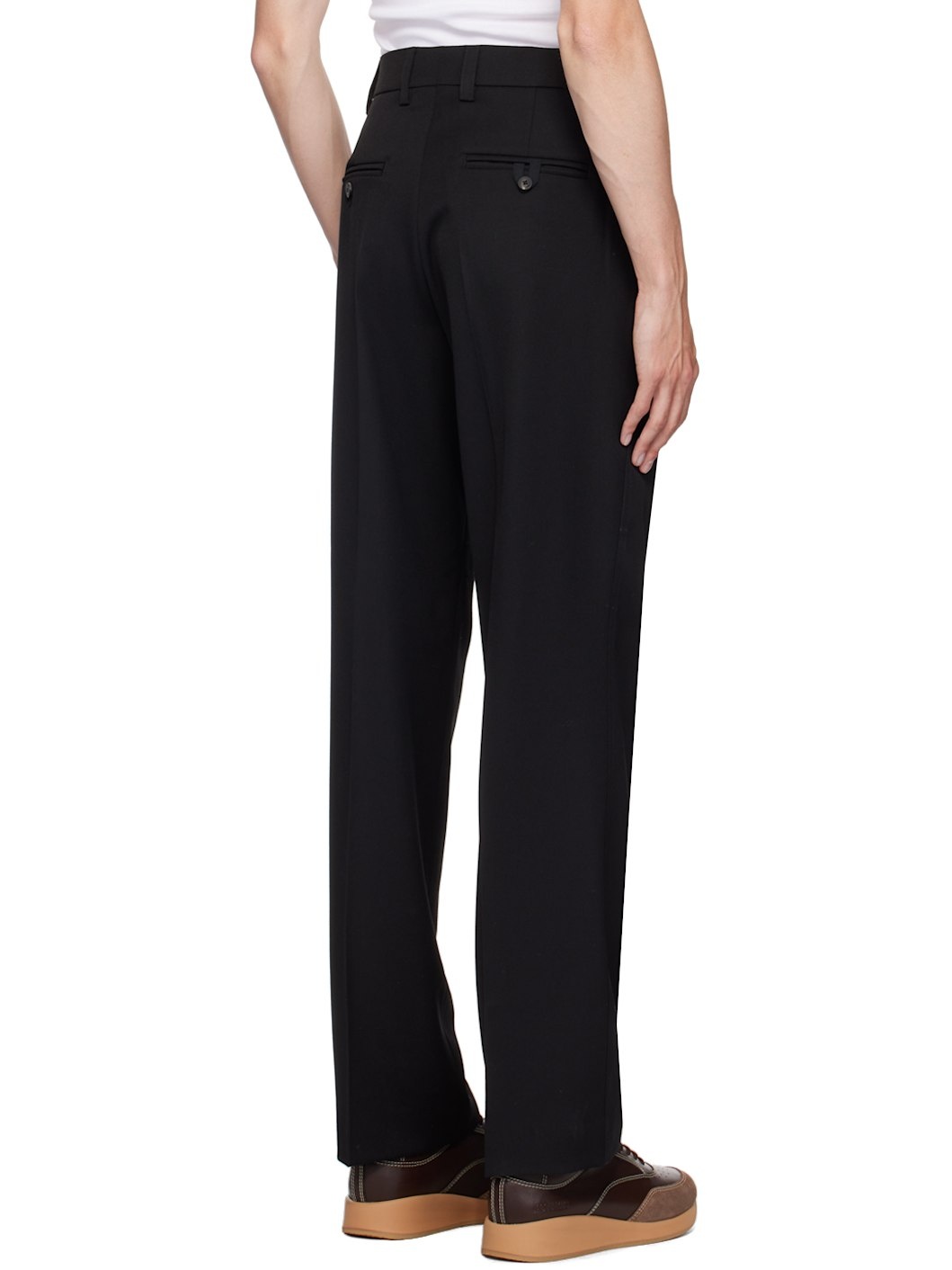 Black La Casa 'Le pantalon Melo' Trousers - 3