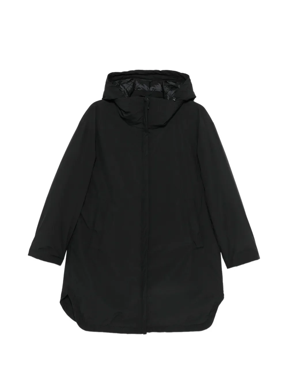 HOODED PUFF COAT - 1