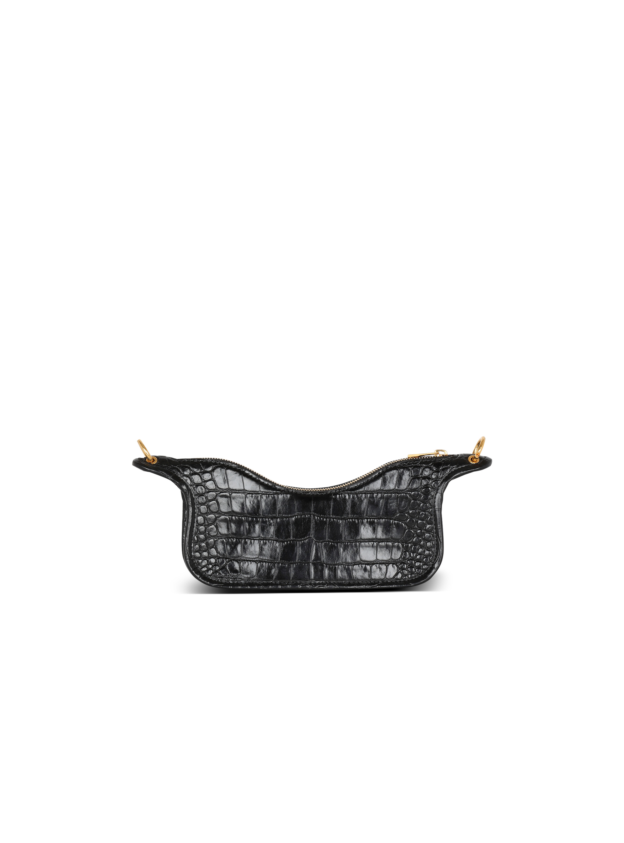 Blaze clutch in crocodile-print leather - 4