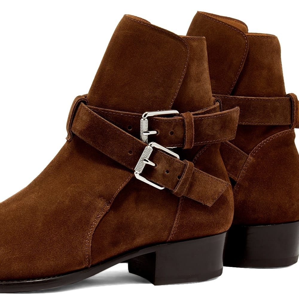 AMIRI Suede Buckle Boot - 4