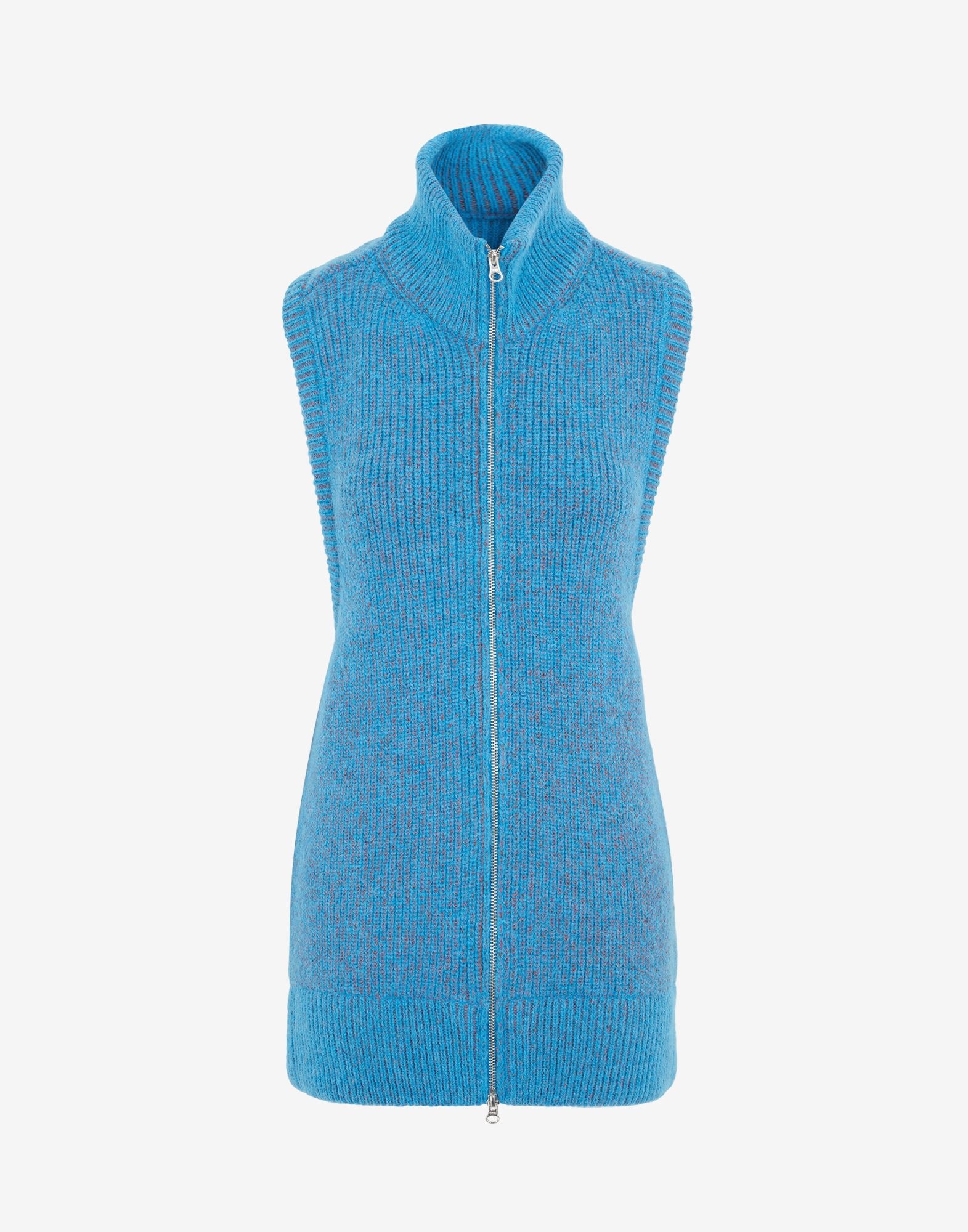 Zip open back sweater - 1