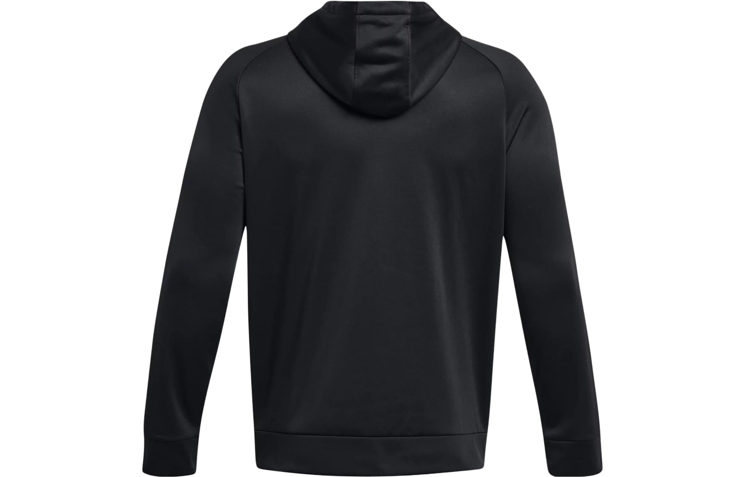 Under Armour Fleece Logo Hoodie 'Black Grey' 1379854-001 - 2