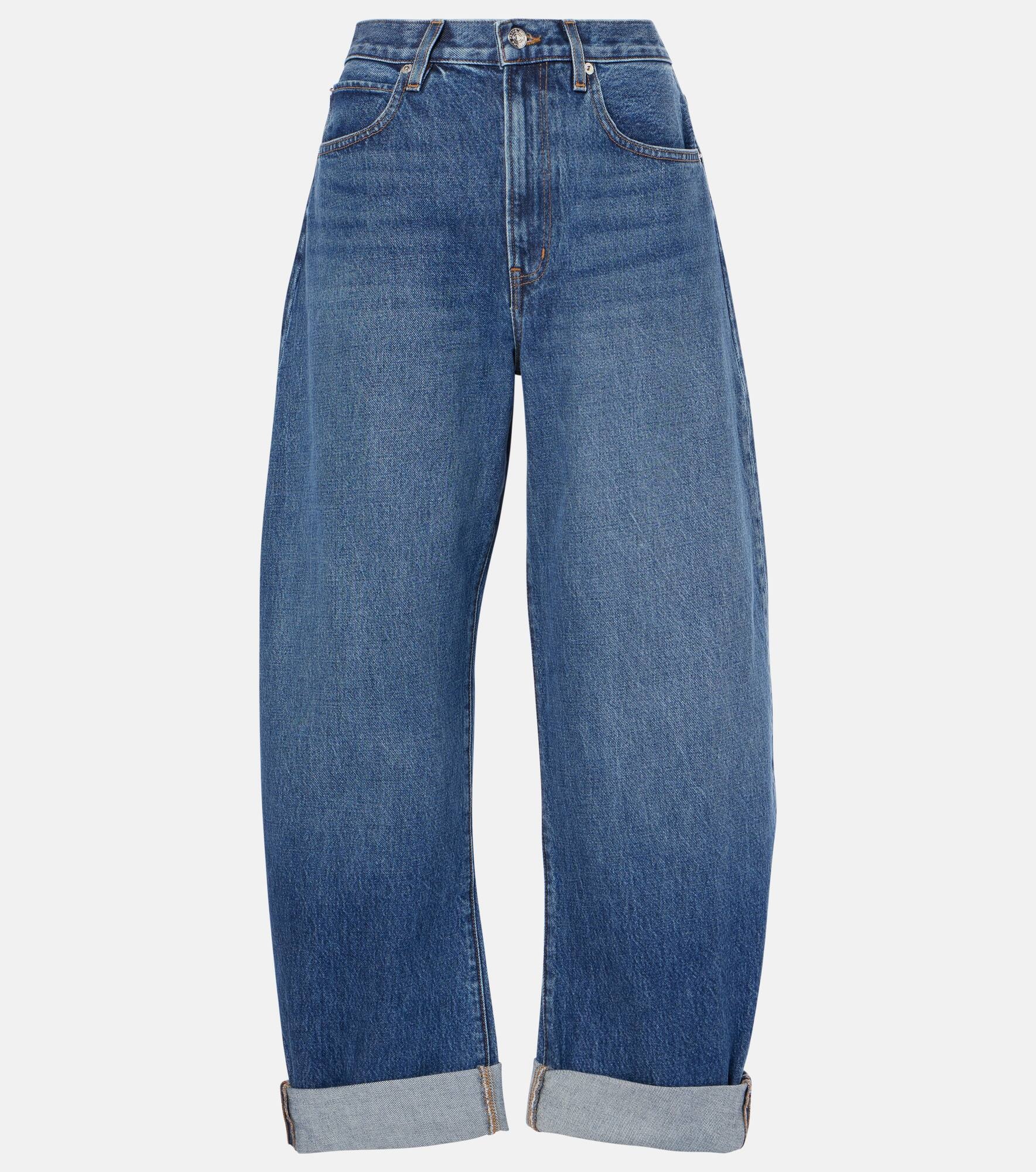 The Bubble barrel-leg jeans - 1