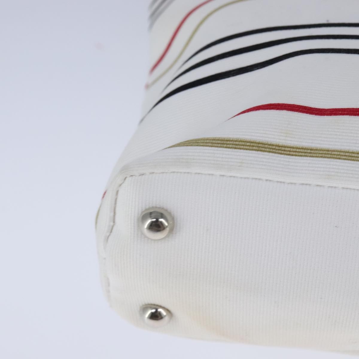 Burberry Hand Bag Canvas White - 16