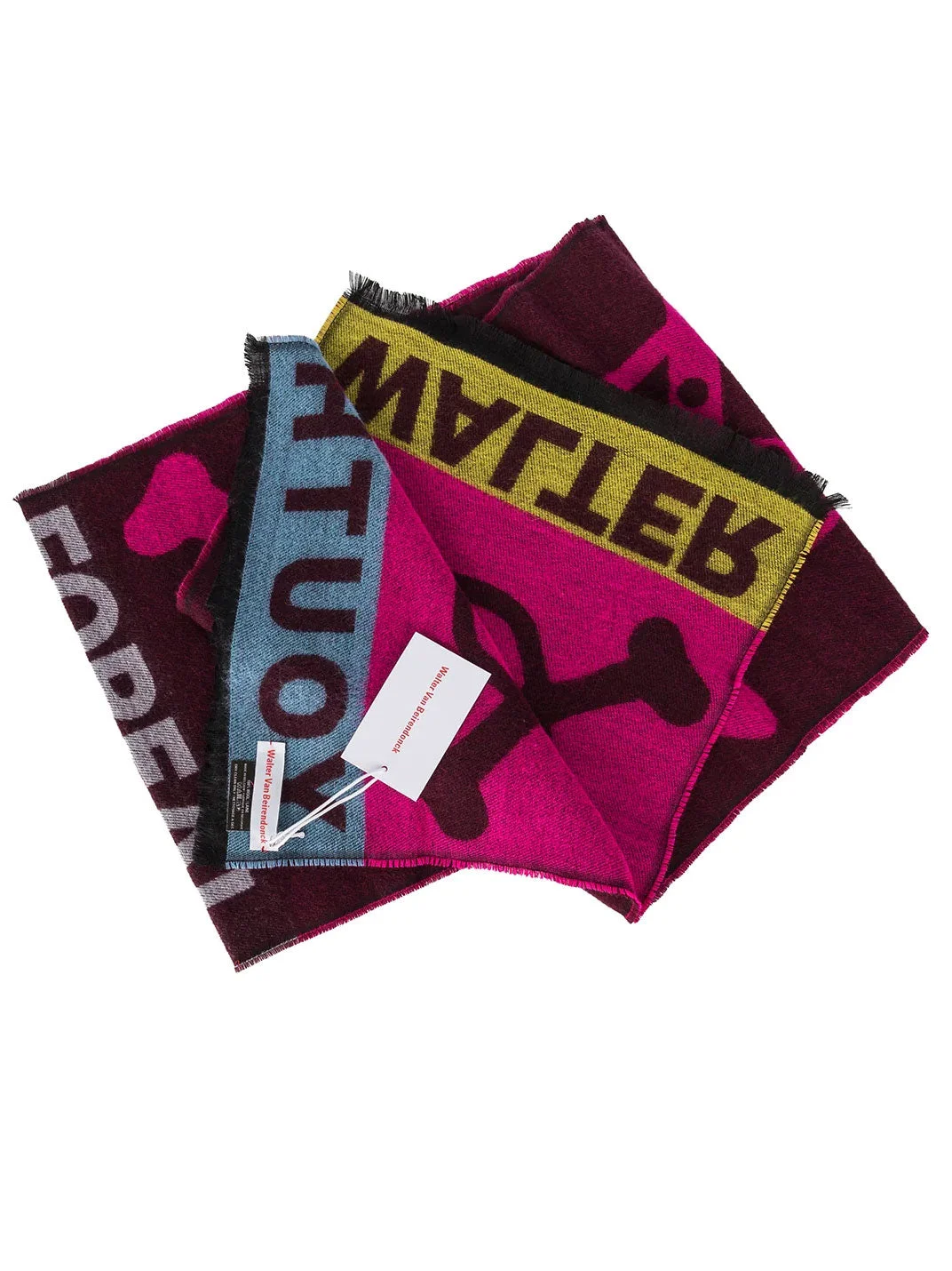 YOUTH SCARF SINGLE - BORDEAUX - 1