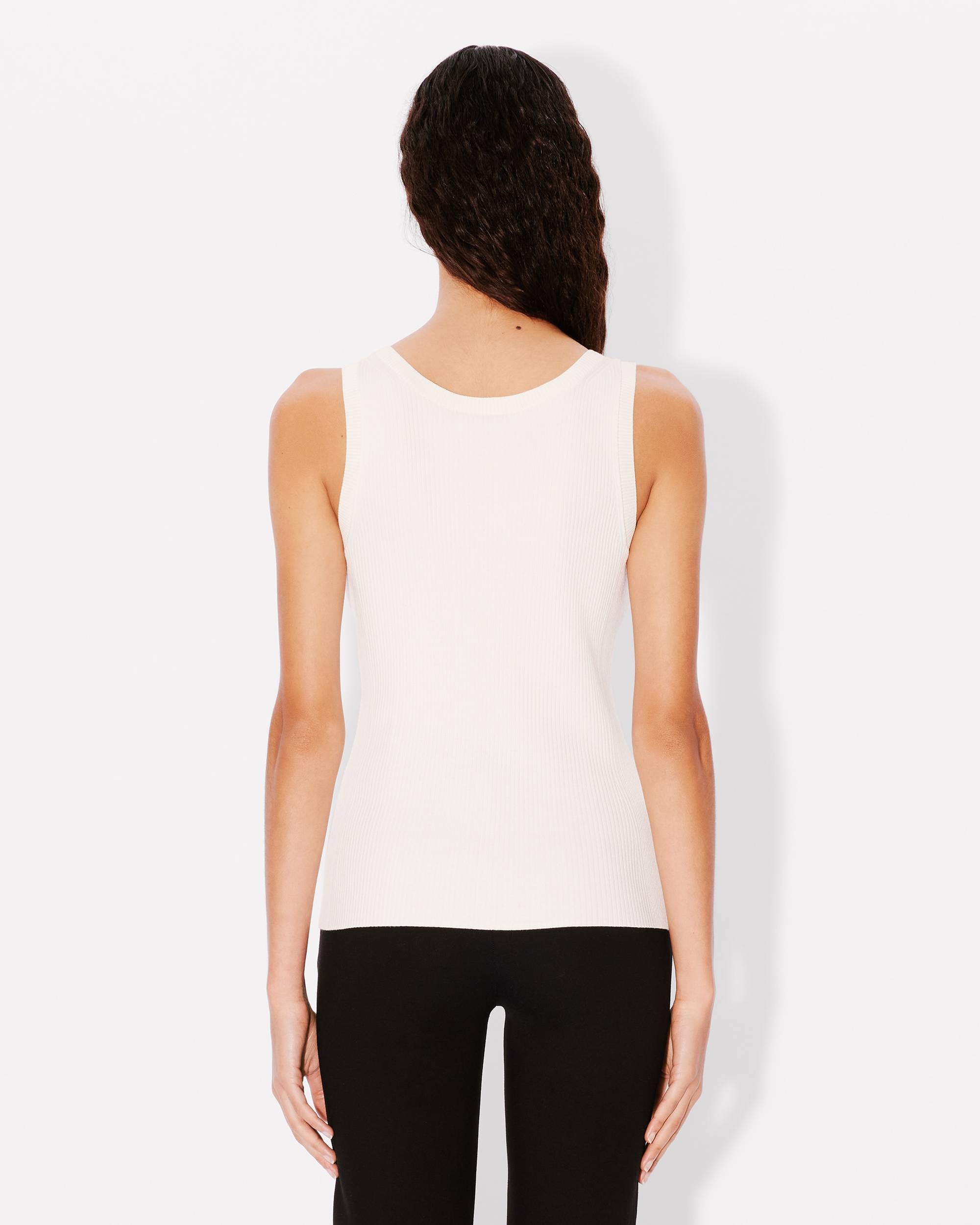 'Boke 2.0' embroidered rib tank top - 2