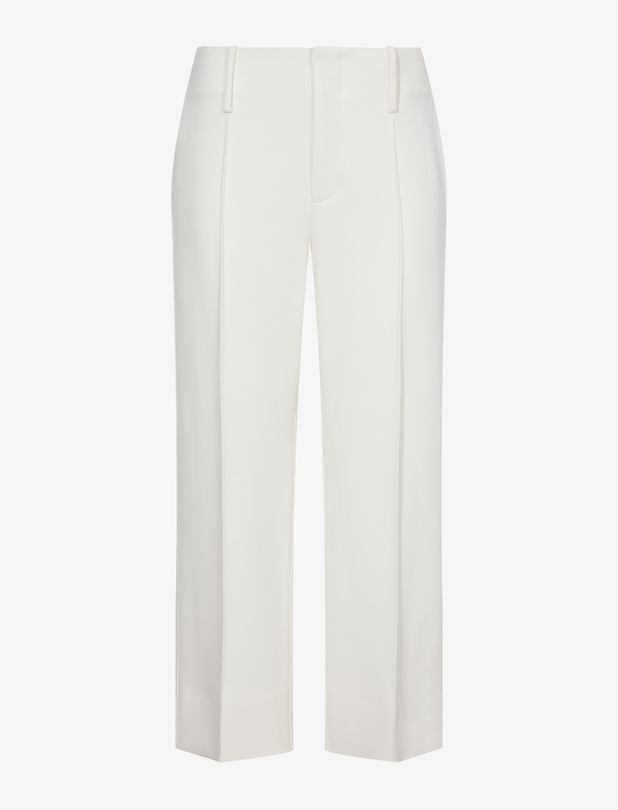 Bi-Stretch Crepe Cropped Pants - 1