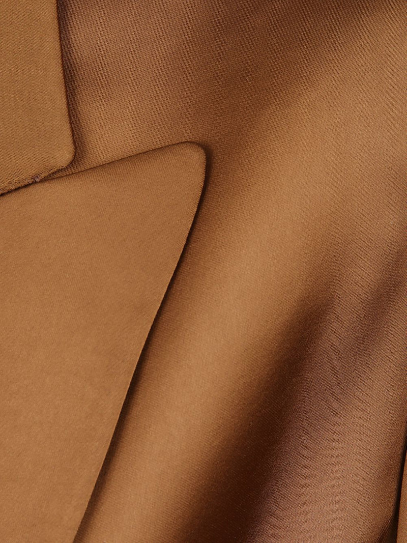 belted satin-finish jacket 3