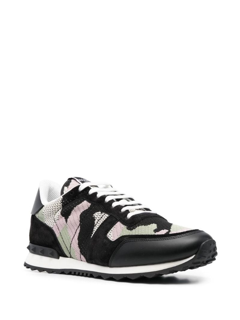 Valentino Camouflage Rockrunner low-top sneakers outlook