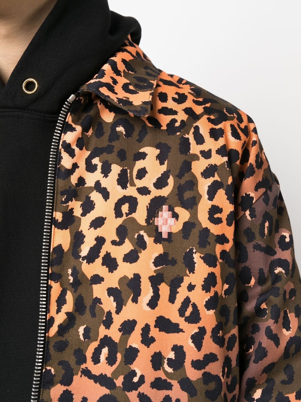 graphic-print zip-fastening jacket - 5