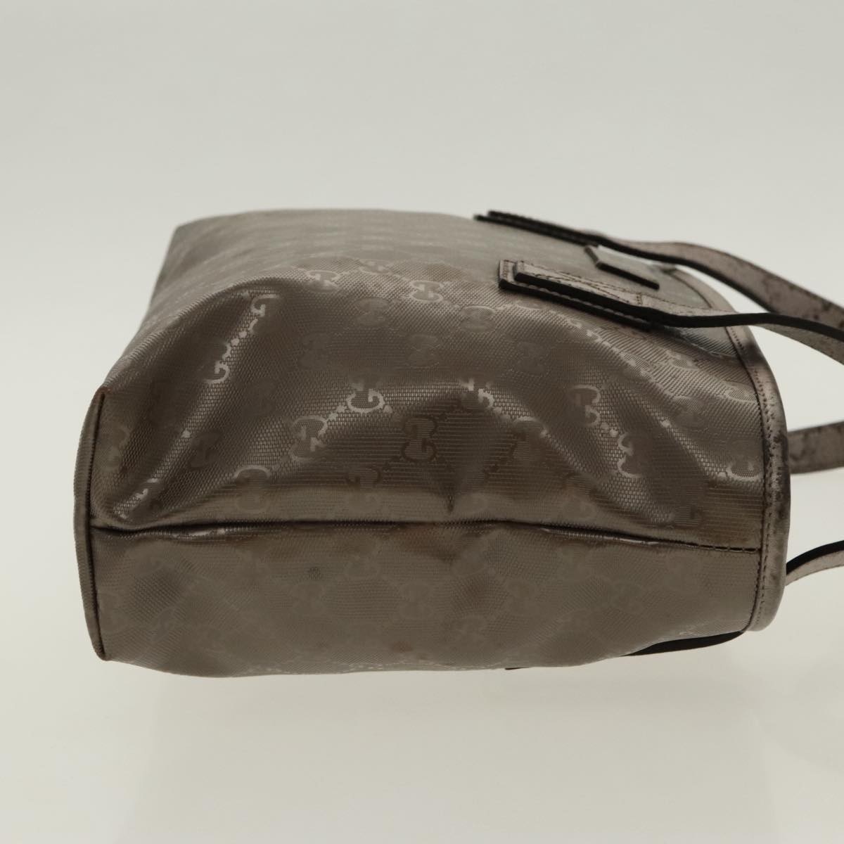 GUCCI GG Implementation Tote Bag Silver Metallic - 4