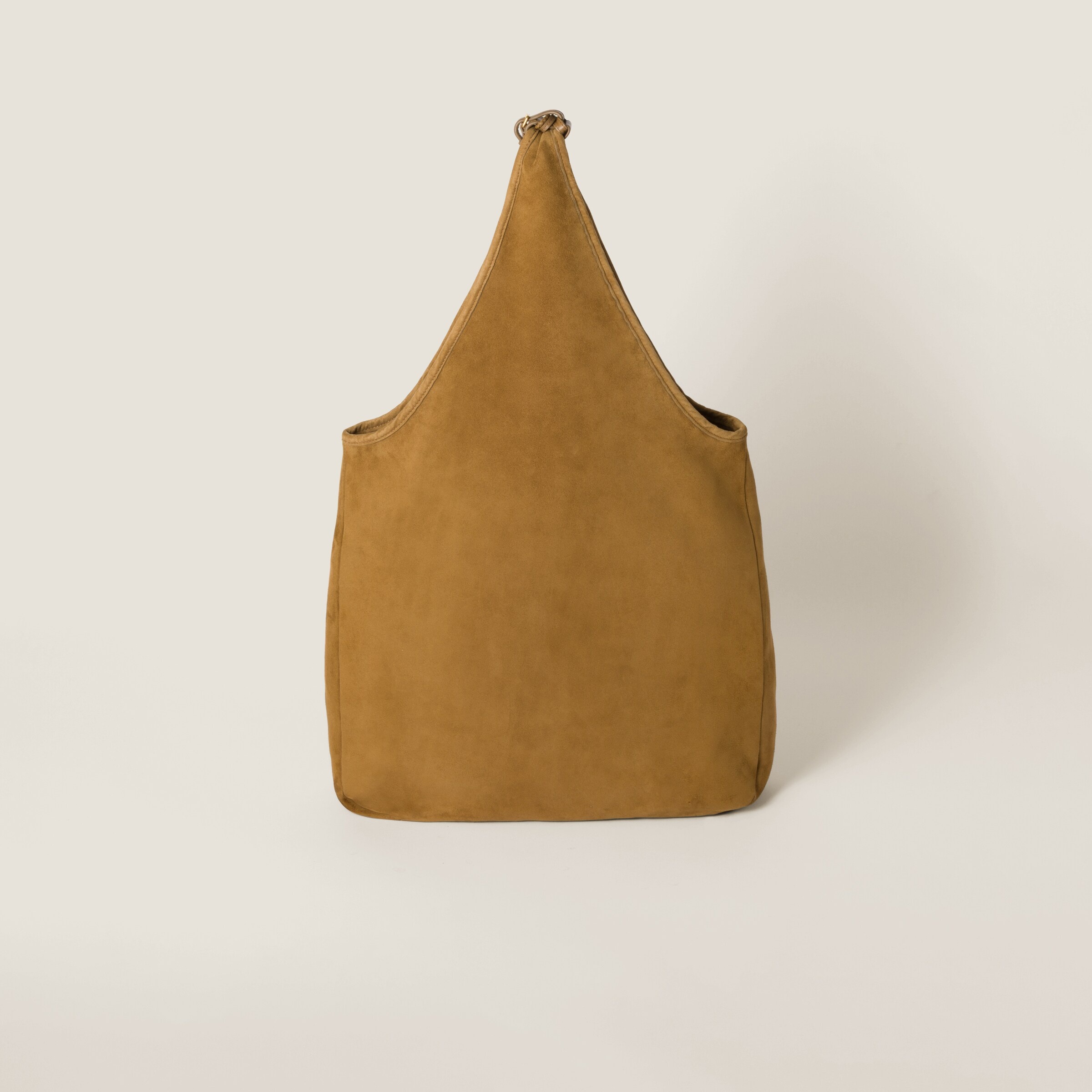 Suede handbag with tassels - 3