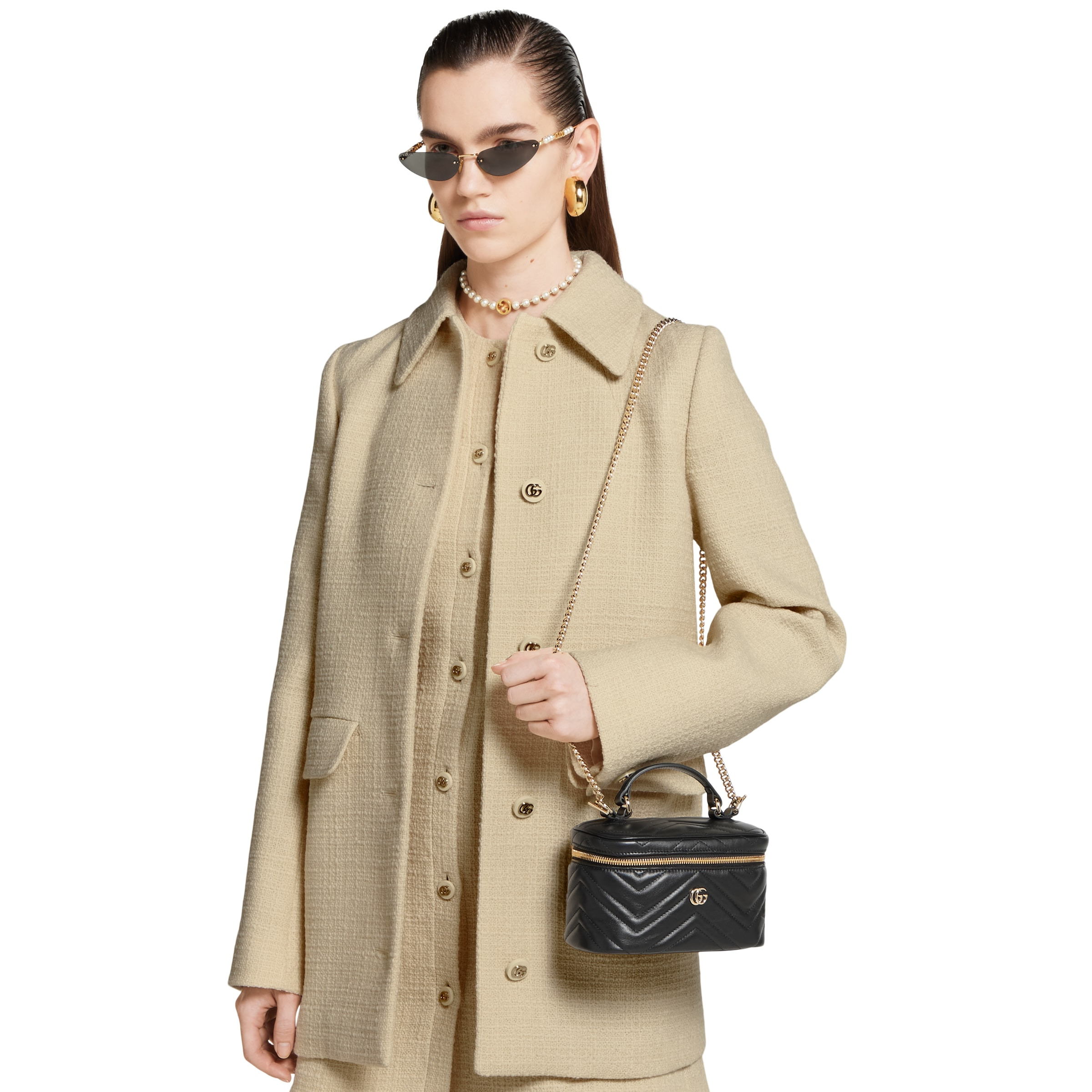 GG Marmont mini vanity bag - 4