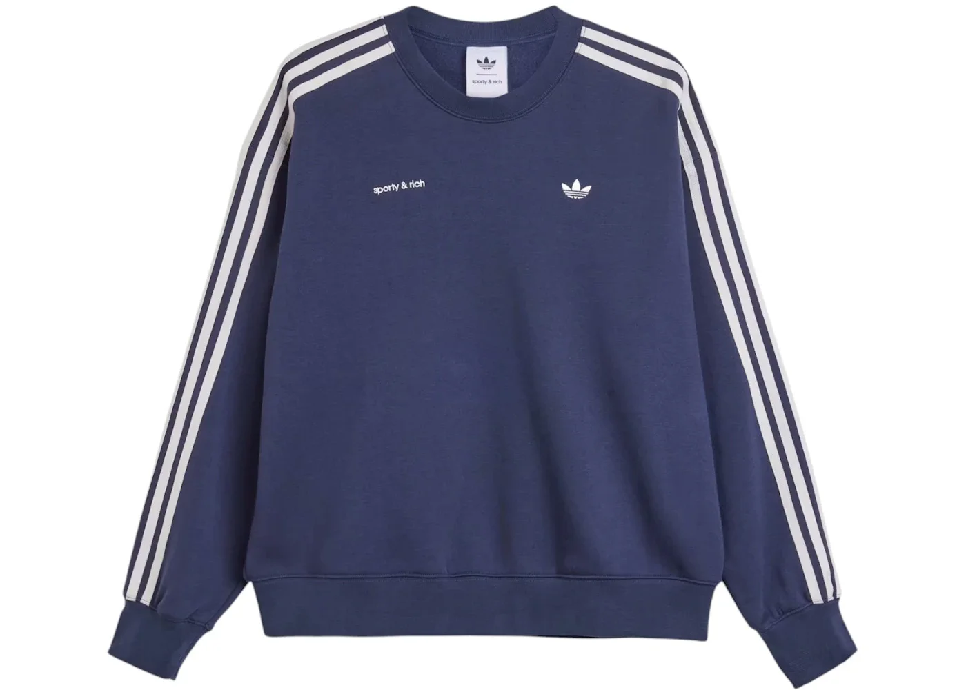 adidas x Sporty & Rich Women's Sweatshirt Night Navy - 1
