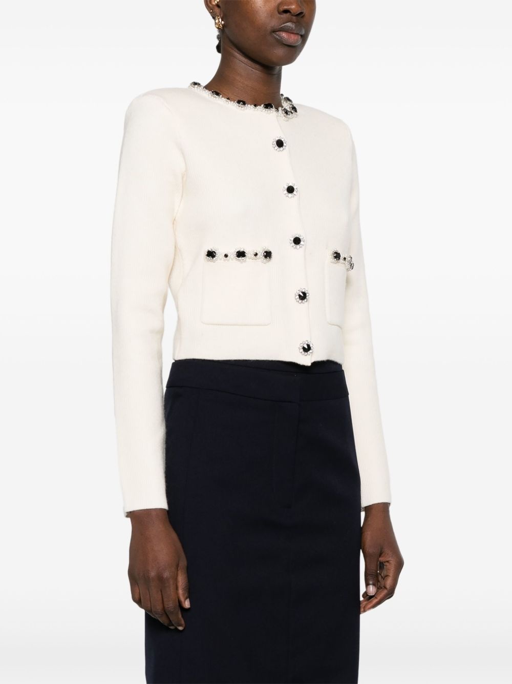 embellished cardigan - 3