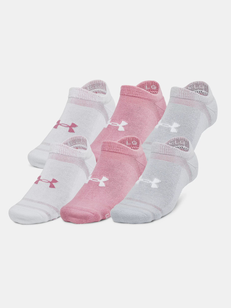 Unisex UA Essential Cushion 6-Pack No Show Socks 3