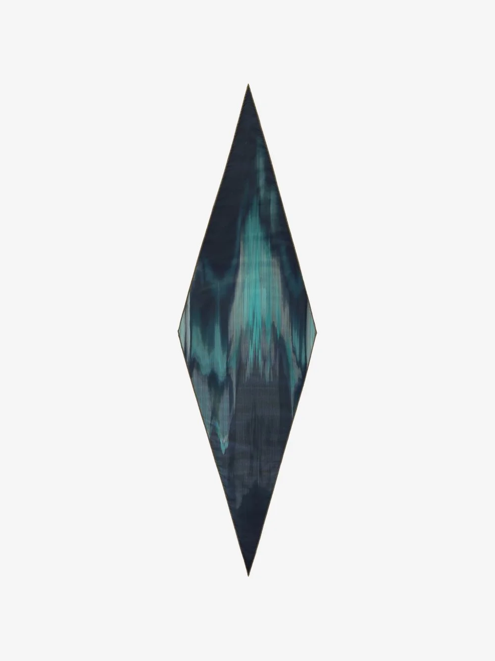abstract-print diamond-shaped scarf - 1