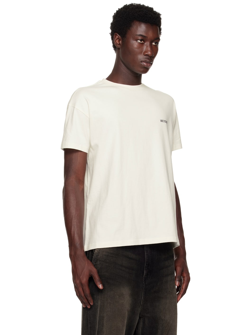 Off-White Cotton Mini Logo T-shirt - 2