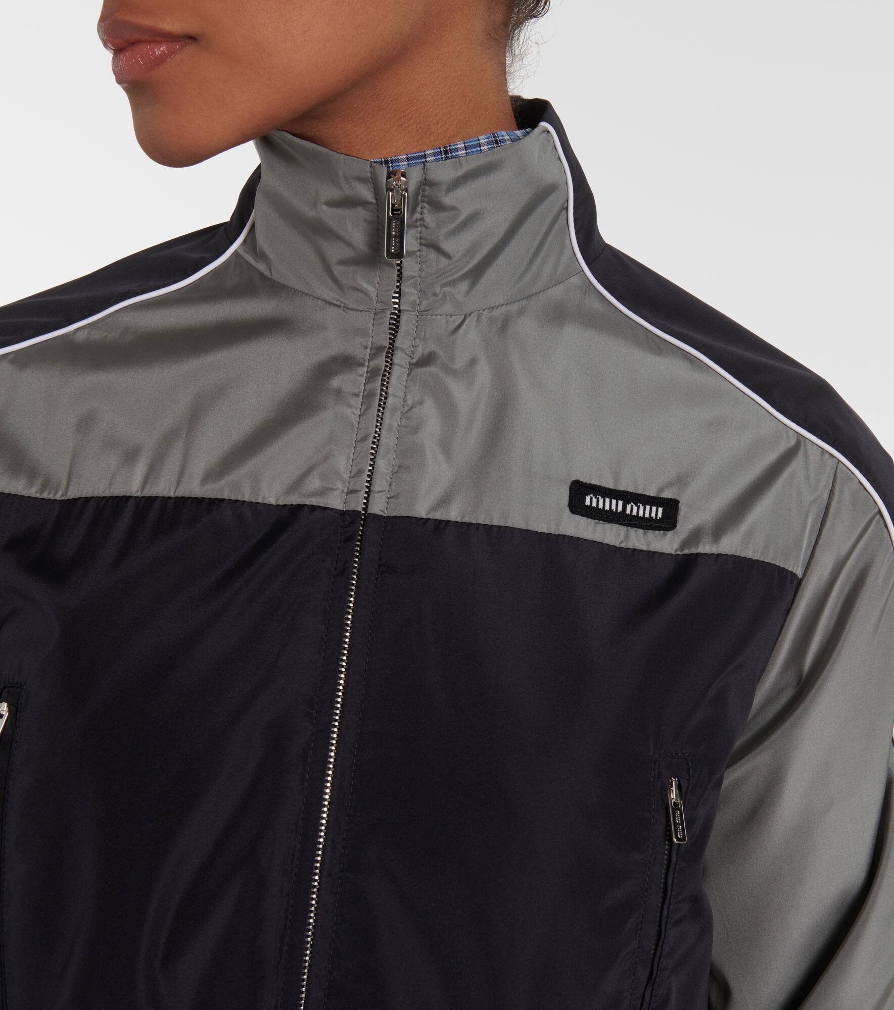 Technical cropped track jacket - 4