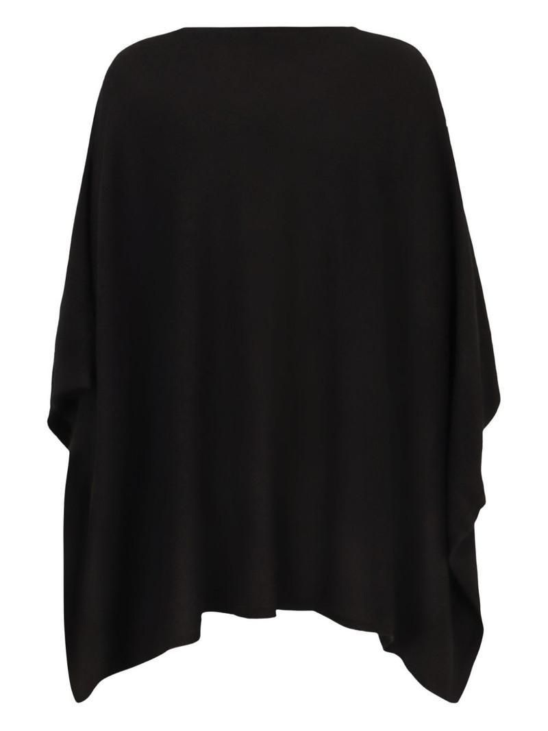 Vince ribbed cashmere poncho outlook