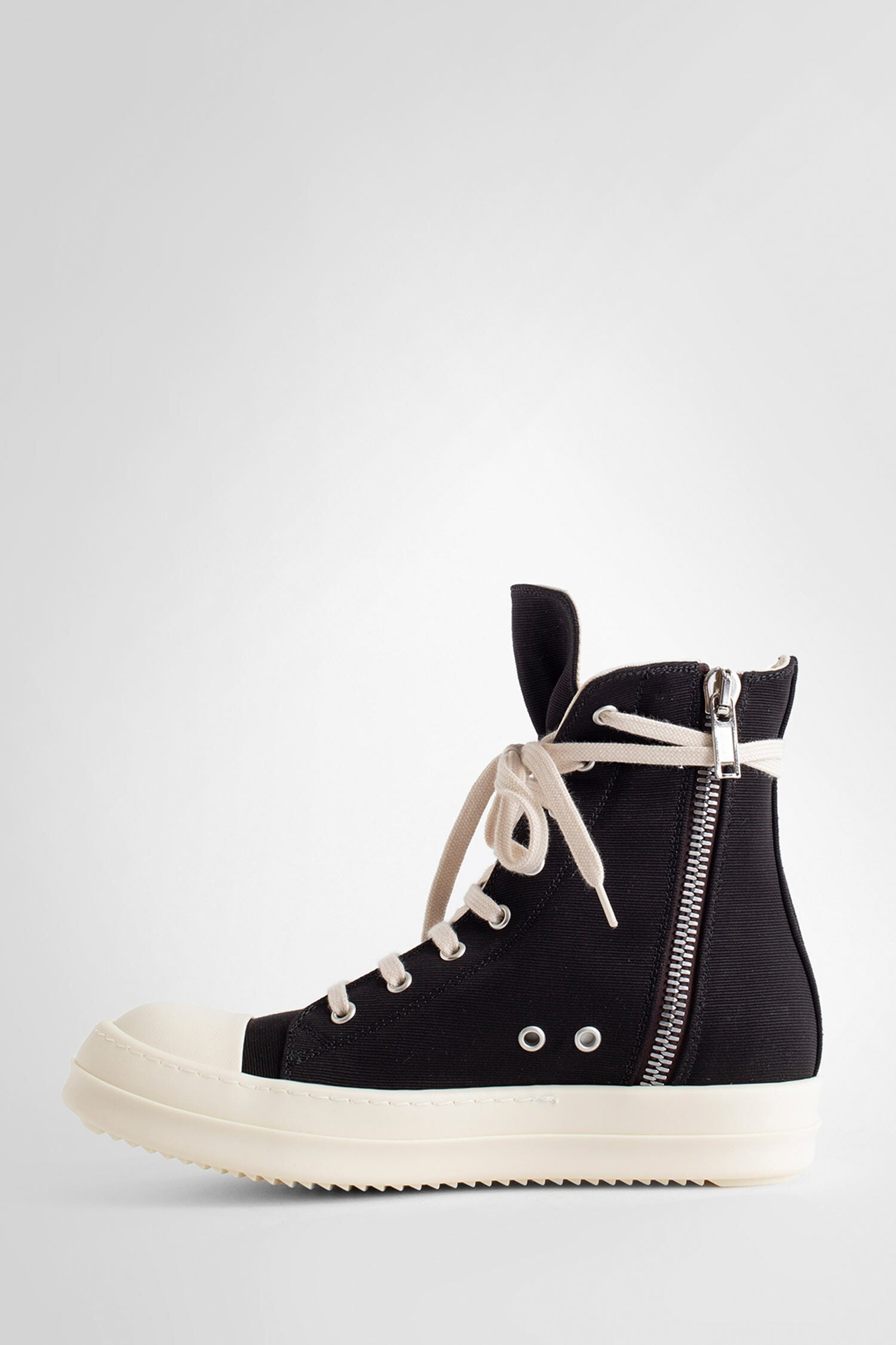 RICK OWENS WOMAN BLACK SNEAKERS - 4