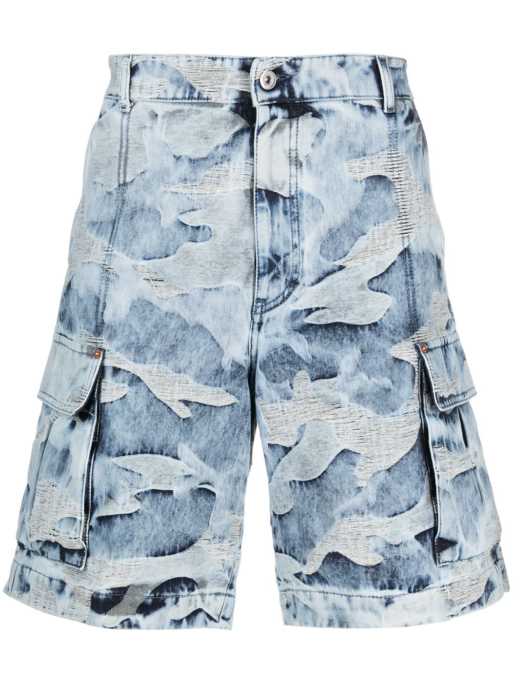 camouflage-pattern bermuda shorts - 1