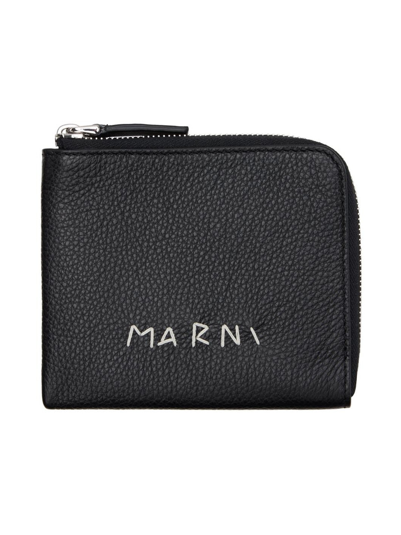 Black Zip-Around Wallet 1