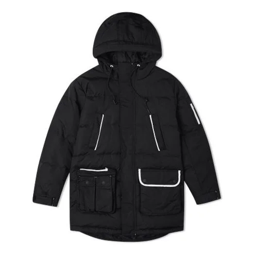 Converse Down Mid Length Jacket 'Black' 10019988-A01 - 1