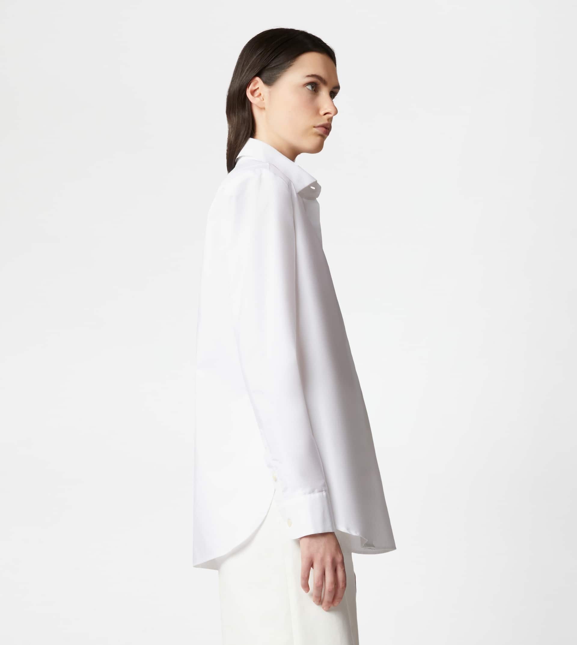 SHIRT IN COTTON - WHITE - 2