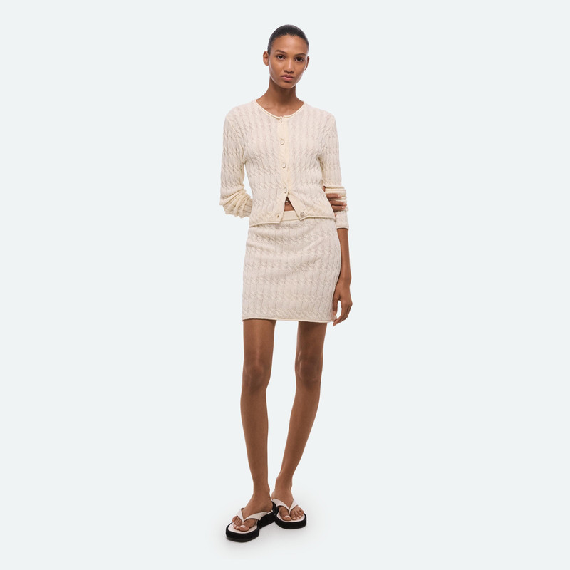 Helmut Lang CABLE CROP CARDIGAN outlook