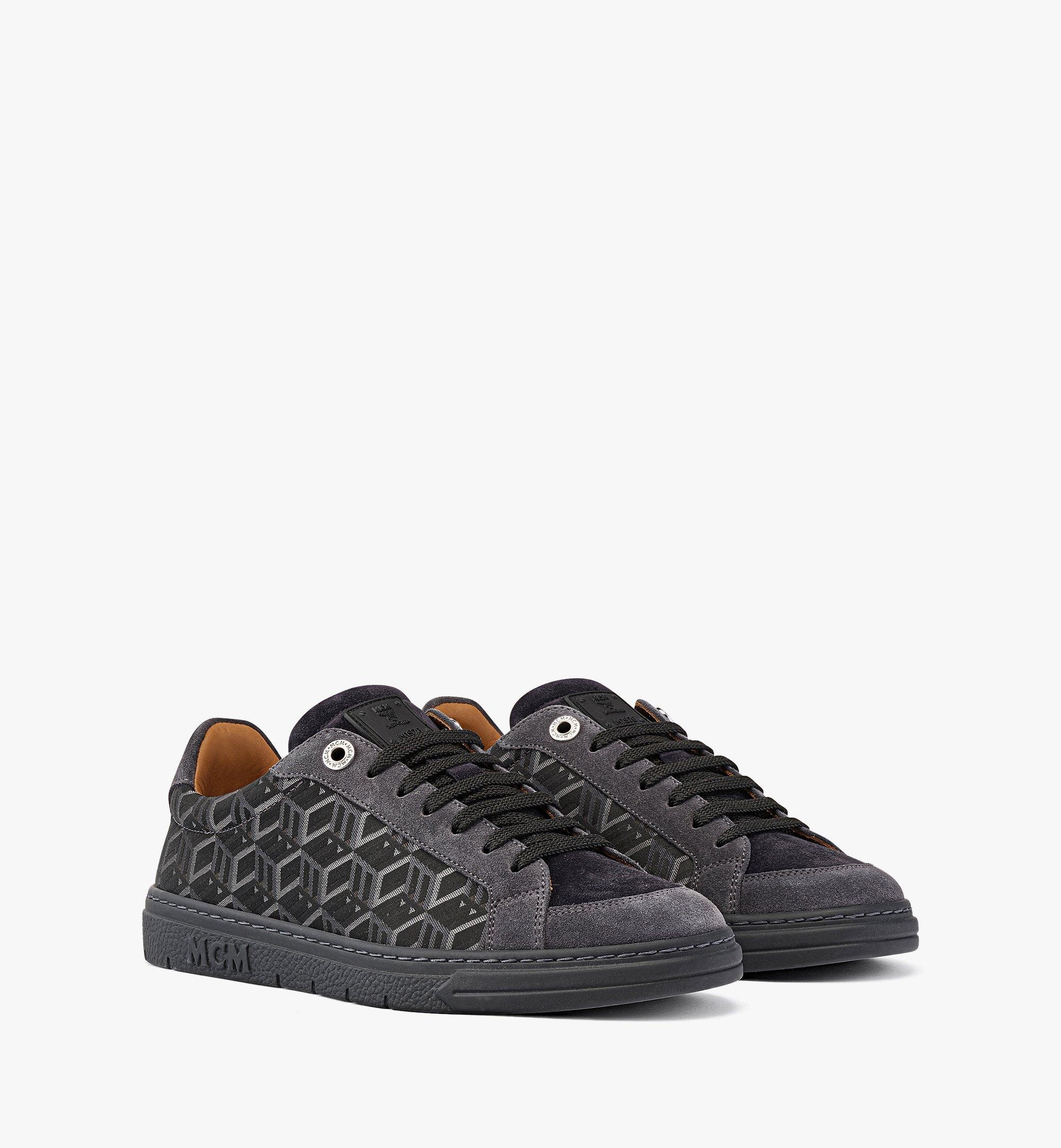 Women’s Terrain Lo Sneakers in Cubic Monogram Jacquard - 1